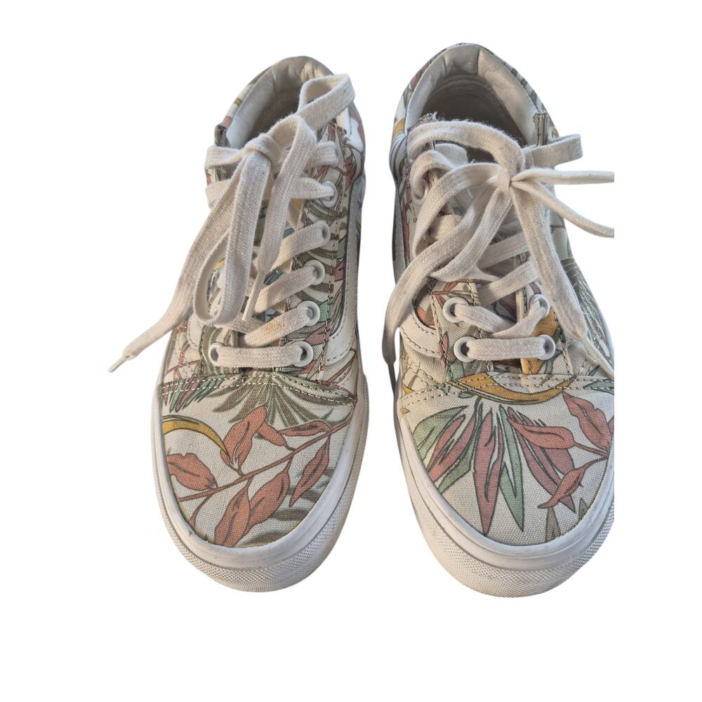 Vans Sneakers Womens 6.5 Old Skool Low California Floral Marsh Skate Shoes Laces - Picture 9 of 9